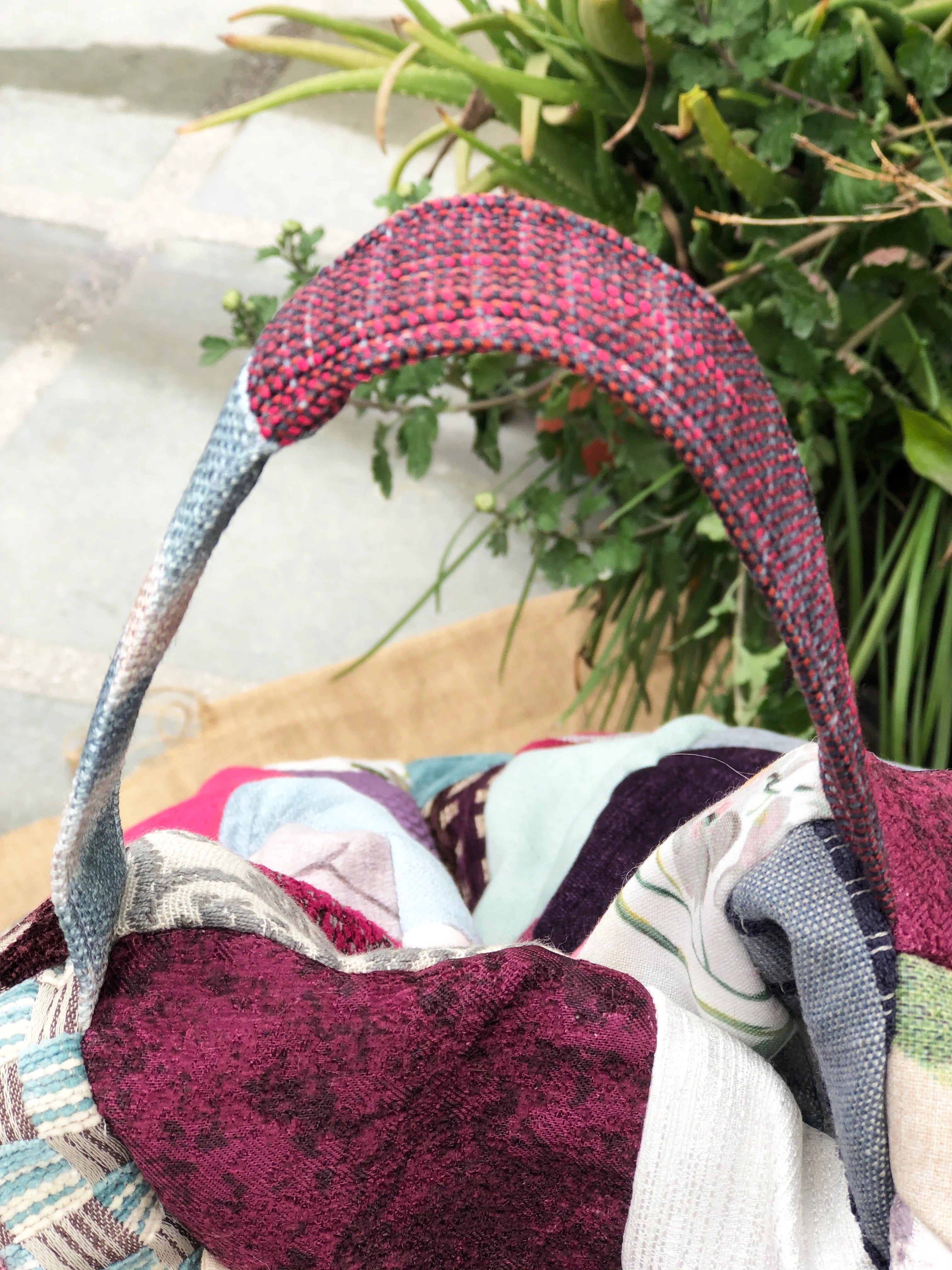 Ruby Pink-Luxury Bean Bag