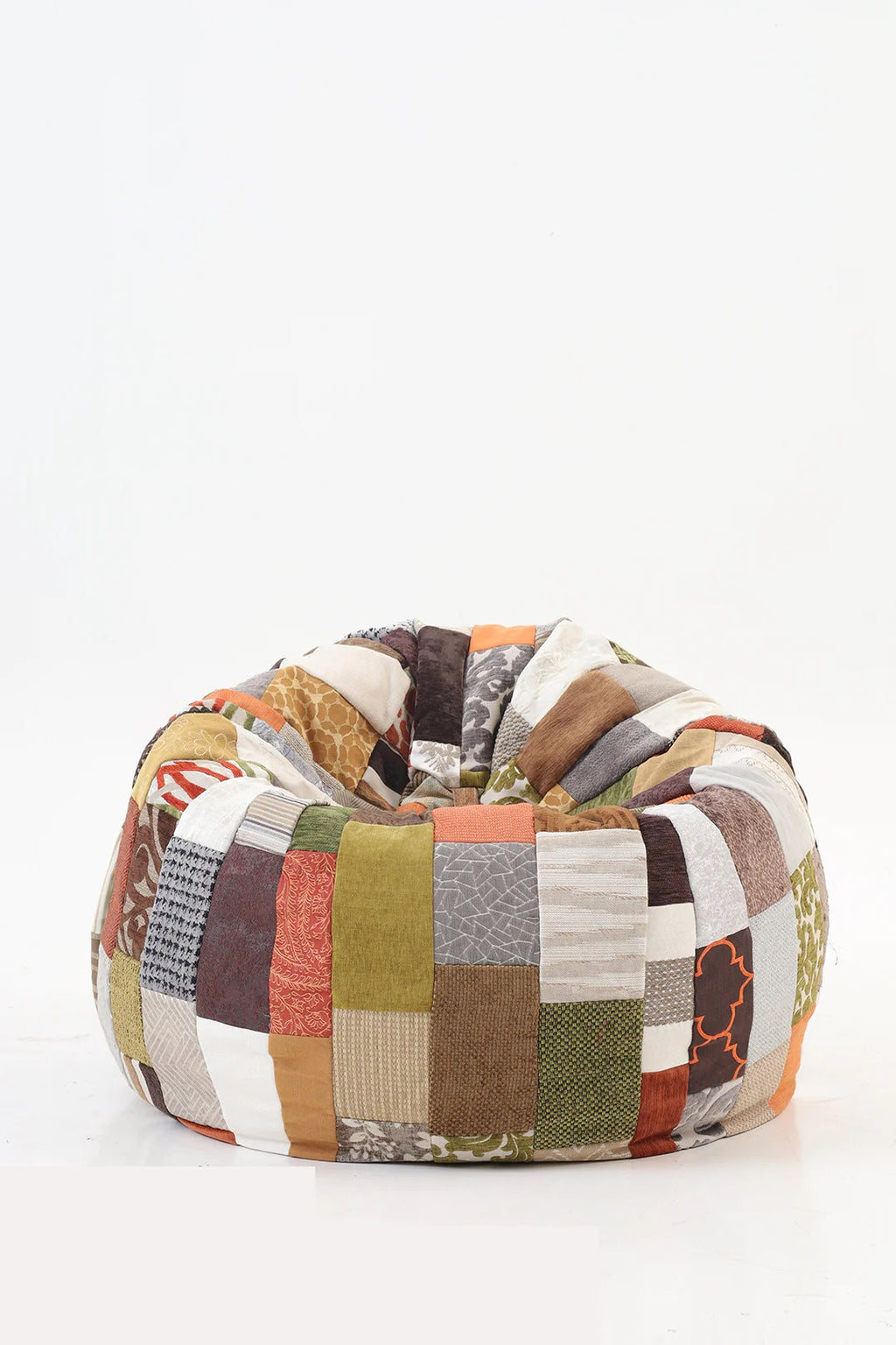Rustic Oraange-Luxury Bean Bag