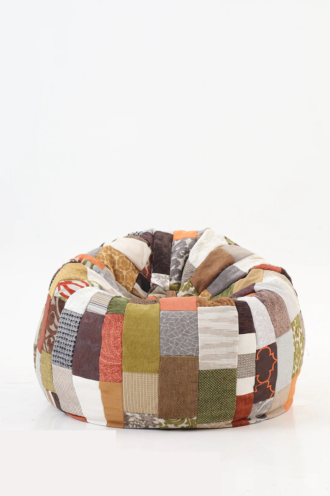Rustic Oraange-Luxury Bean Bag