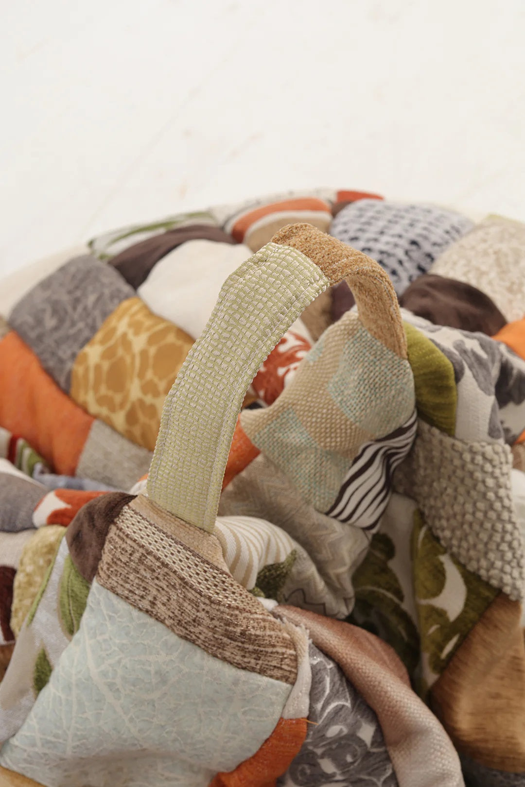 Rustic Oraange-Luxury Bean Bag