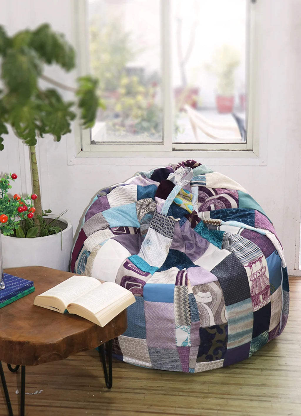 Serene Blue-Luxury Bean Bag