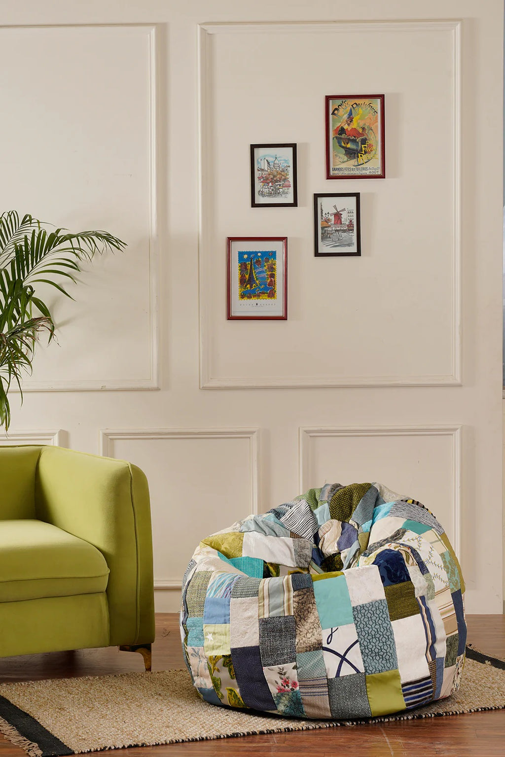 Sea Green-Luxury Bean Bag