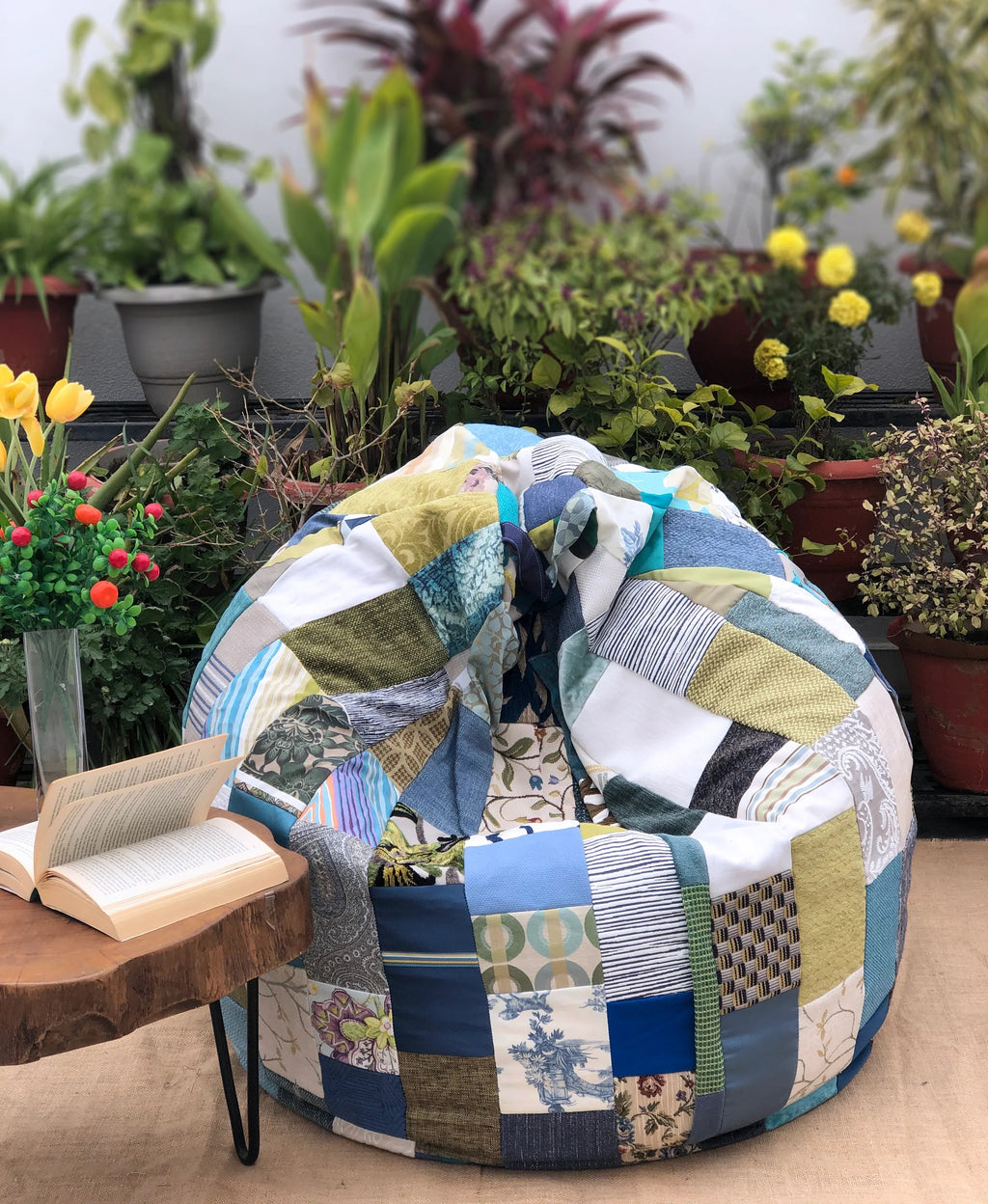 Sea Green-Luxury Bean Bag