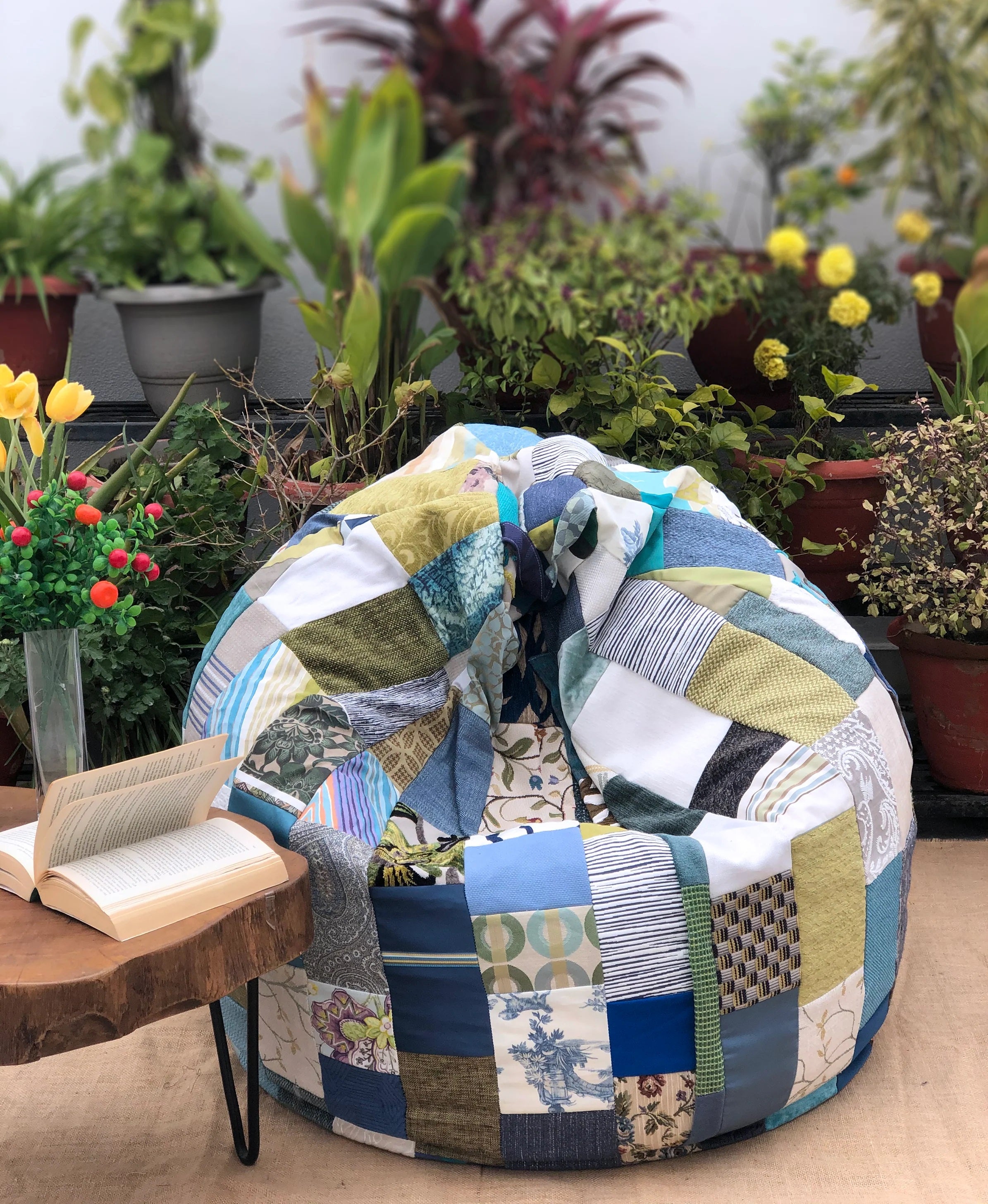 Sea Green-Luxury Bean Bag