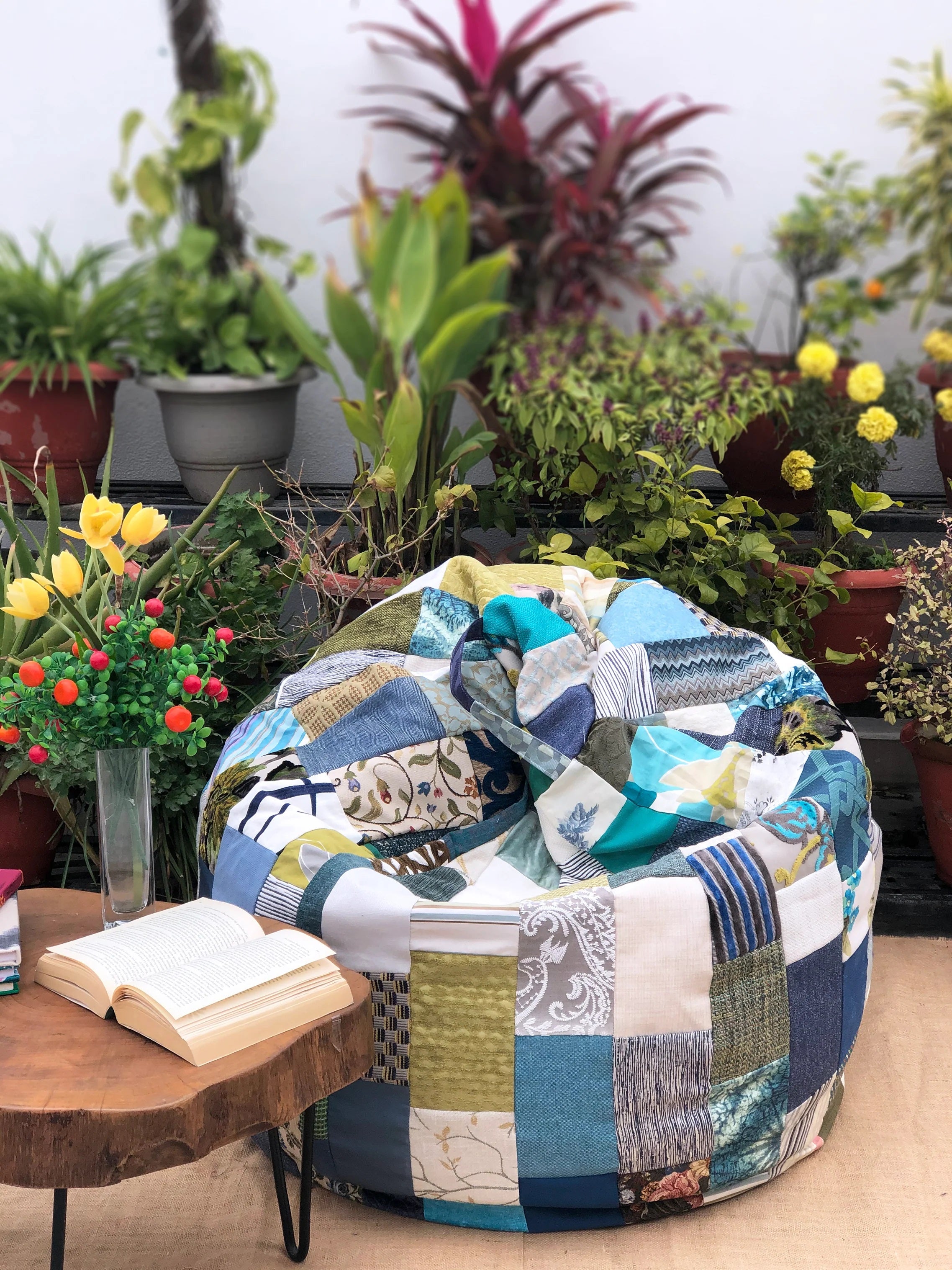 Sea Green-Luxury Bean Bag