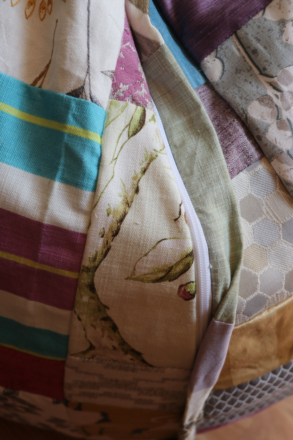 Pastel White-Luxury Bean Bag