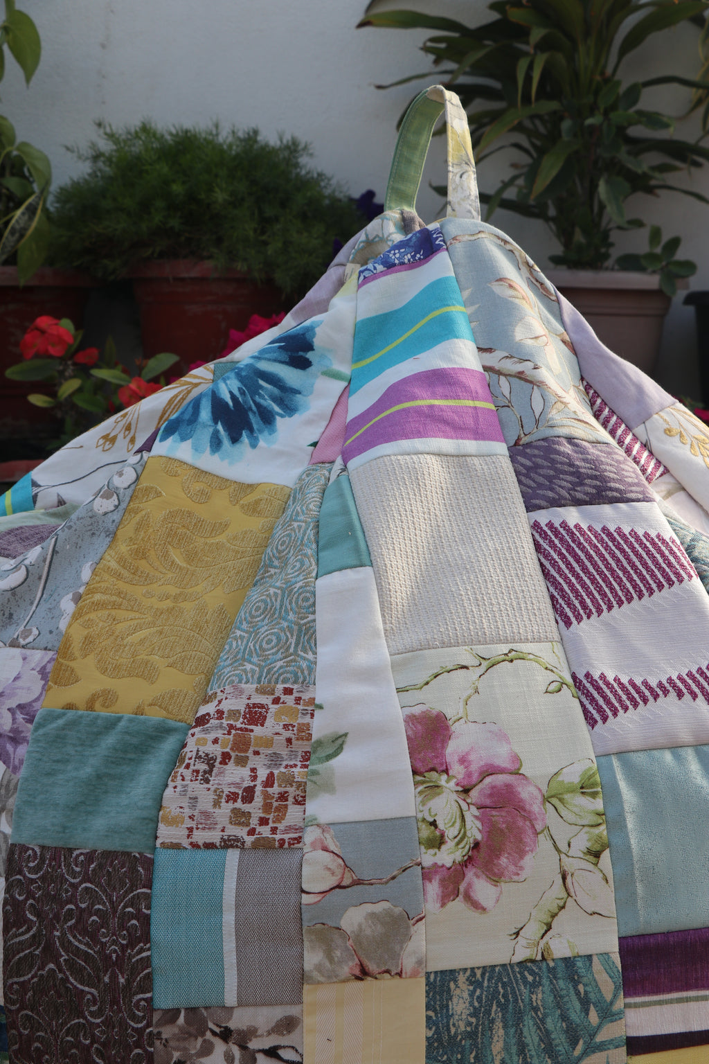 Pastel White-Luxury Bean Bag