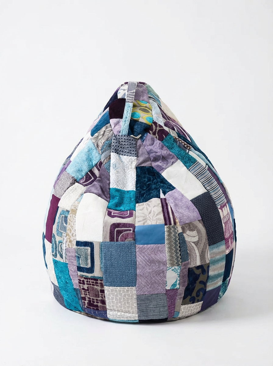 Serene Blue-Luxury Bean Bag